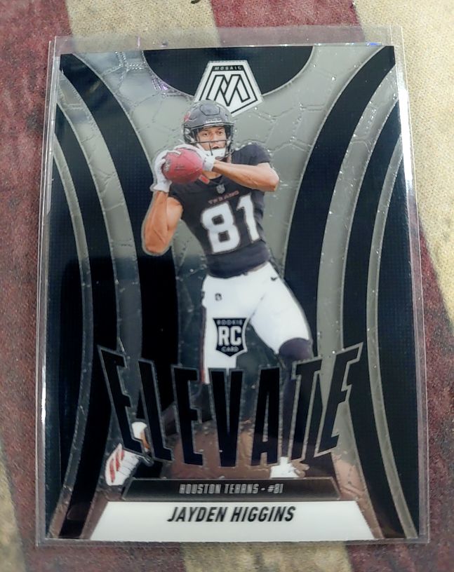 2025 Panini Mosaic #9 Jayden Higgins Elevate — front