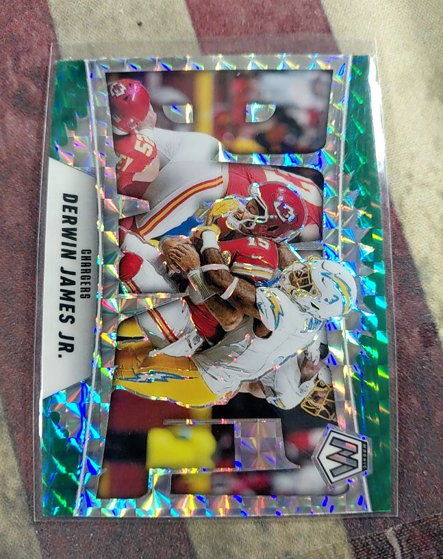2025 Panini Mosaic #4 Derwin James Jr. Bang! Mosaic — front