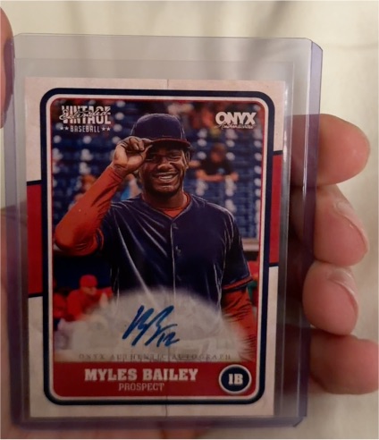 2025 Onyx Vintage #VAMYBA Myles Bailey — front