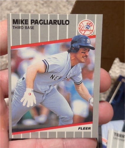 1989 Fleer #262 Mike Pagliarulo — front