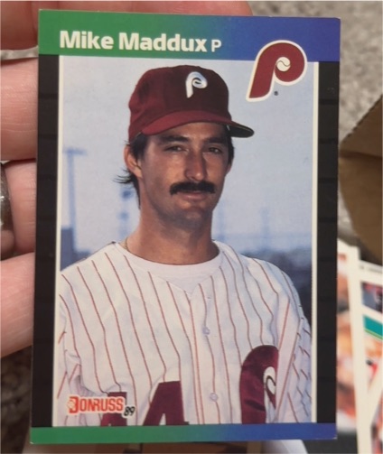 1989 Donruss #487 Mike Maddux — front