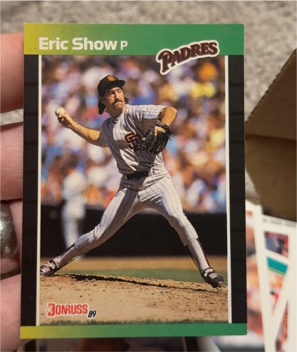 1989 Donruss #250 Eric Show — front