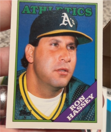1988 Topps Traded #46T Ron Hassey — front