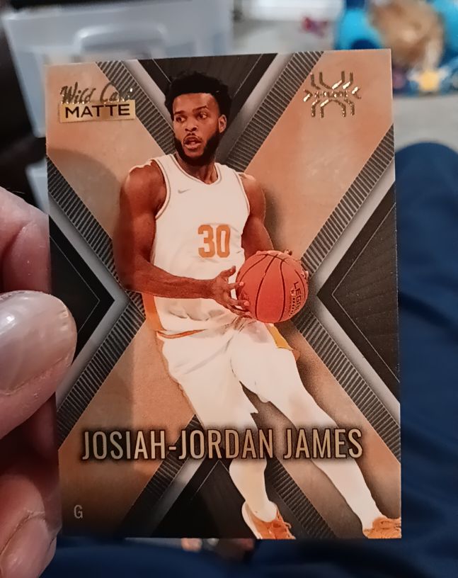 2022 Wild Card Matte #MXP-25 Josiah-Jordan James — front
