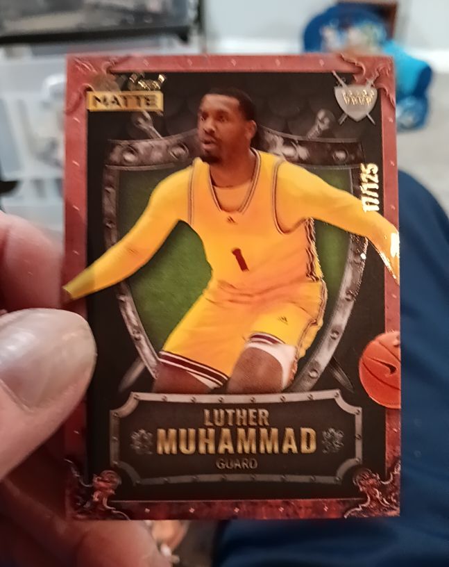 2022 Wild Card Matte Luther Muhammad #MATTE — front