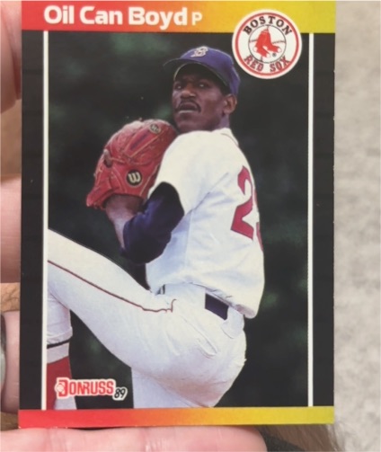 1989 Donruss #476 Oil Can Boyd — front
