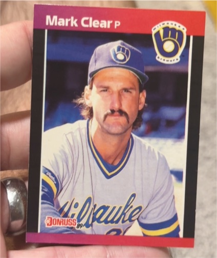 1989 Donruss #528 Mark Clear — front