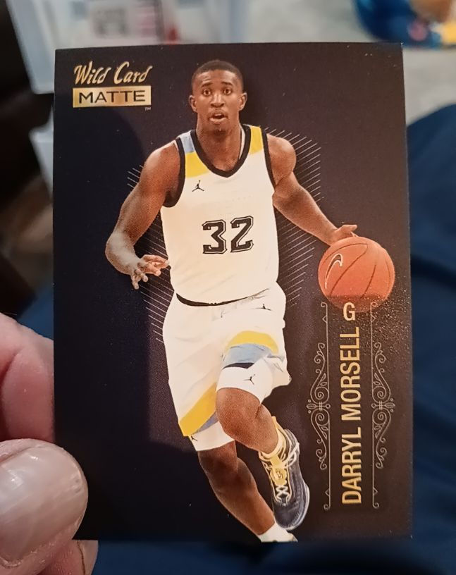 2022 Wild Card Matte #MB-16 Darryl Morsell Marquette Golden Eagles — front