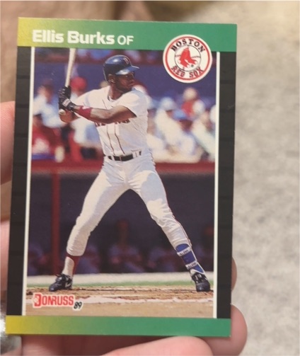 1989 Donruss #303 Ellis Burks — front