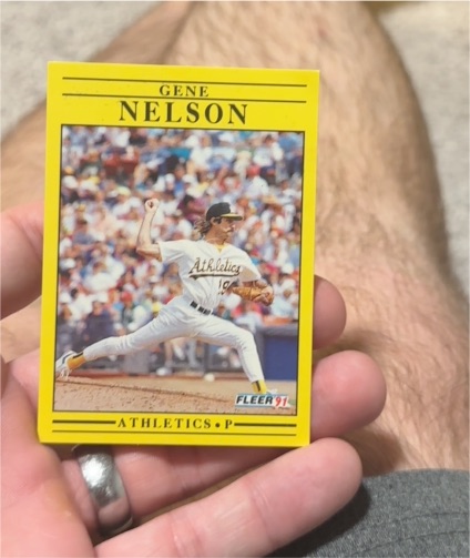 1991 Fleer #19 Gene Nelson — front