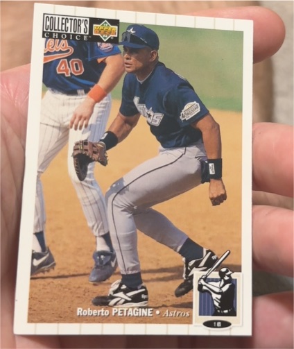 1994 Upper Deck Collector's Choice #581 Roberto Petagine Houston Astros — front