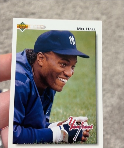 1992 Upper Deck #291 Mel Hall — front