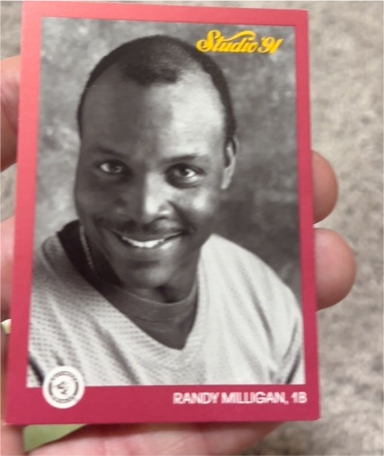 1991 Leaf Studio #7 Randy Milligan — front