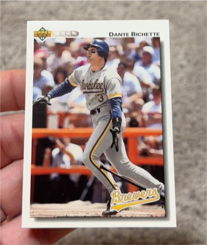 1992 Upper Deck #378 Dante Bichette — front
