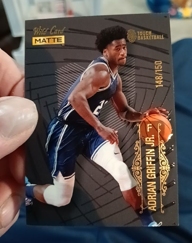 2022 Wild Card Matte #MB-1 Adrian Griffin Jr. — front