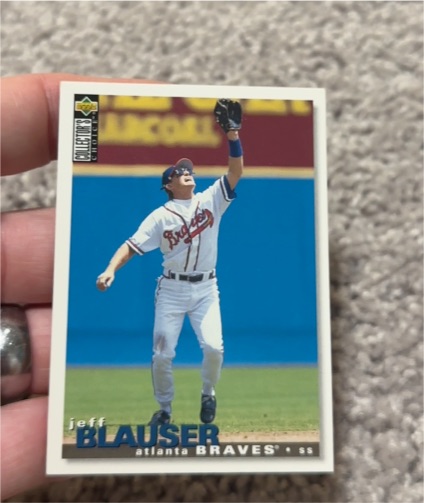 1995 Upper Deck Collector's Choice #168 Jeff Blauser — front