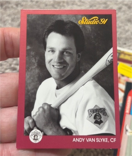 1991 Leaf Studio #230 Andy Van Slyke — front