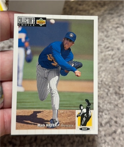 1994 Upper Deck Collector's Choice #161 Mark Kiefer — front