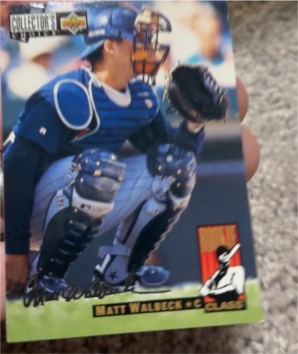 1994 Collector's Choice #670 Matt Walbeck — front