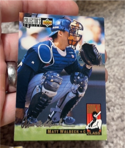 1994 Upper Deck Collector's Choice #670 Matt Walbeck — front