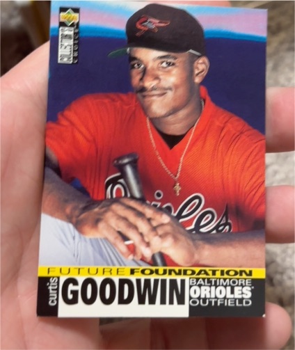 1995 Upper Deck Collector's Choice #37 Curtis Goodwin — front