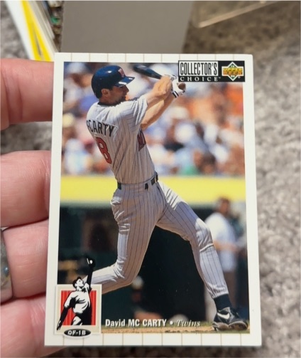 1994 Upper Deck Collector's Choice #194 David McCarty — front