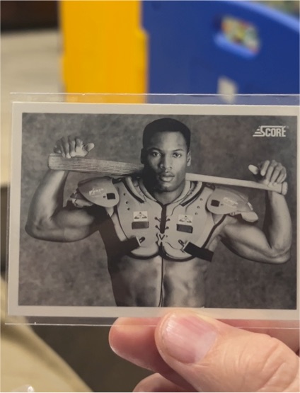 1990 Score #697 Bo Jackson — front