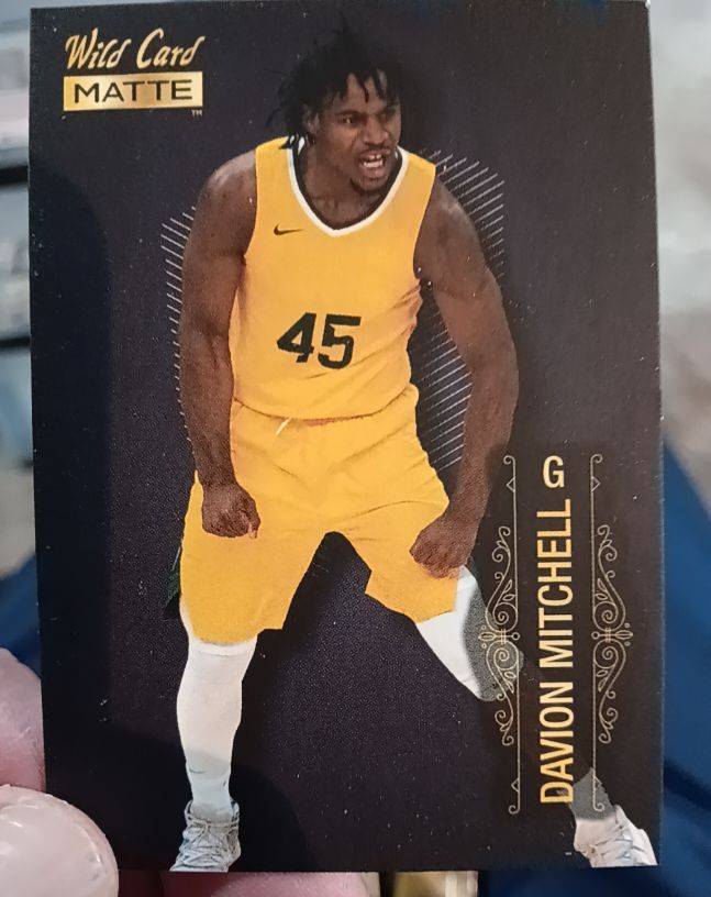 2022 Wild Card Matte #MB-17 Davion Mitchell — front