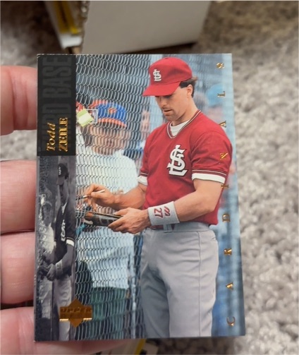 1994 Upper Deck #444 Todd Zeile — front