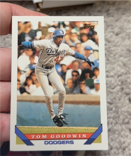 1993 Topps #228 Tom Goodwin — front