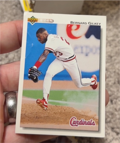 1992 Upper Deck #552 Bernard Gilkey — front