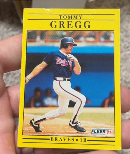 1991 Fleer #6 Tommy Gregg — front