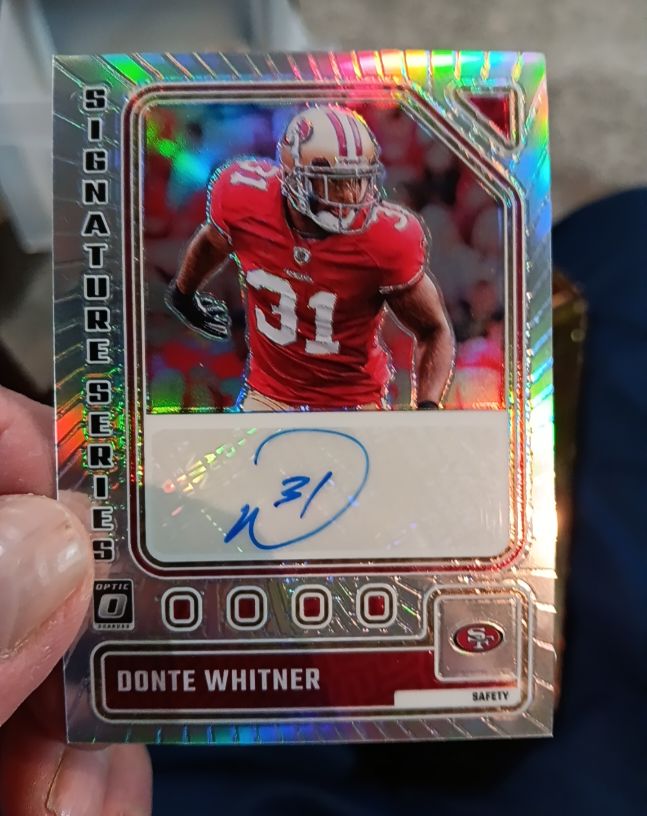 2023 Panini Donruss Optic Signature Series #SS-DW Donte Whitner — front