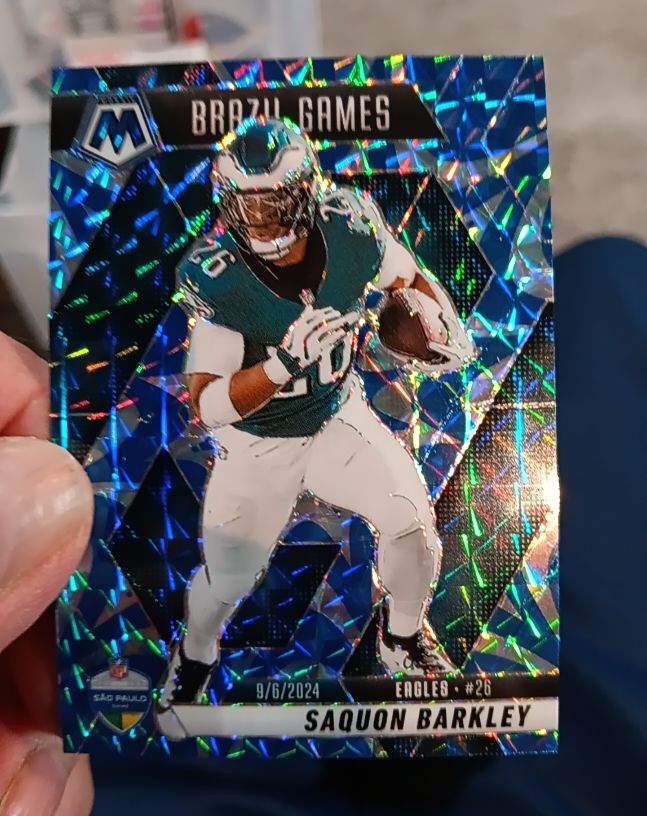 2024 Panini Mosaic Brazil Games #26 Saquon Barkley — front