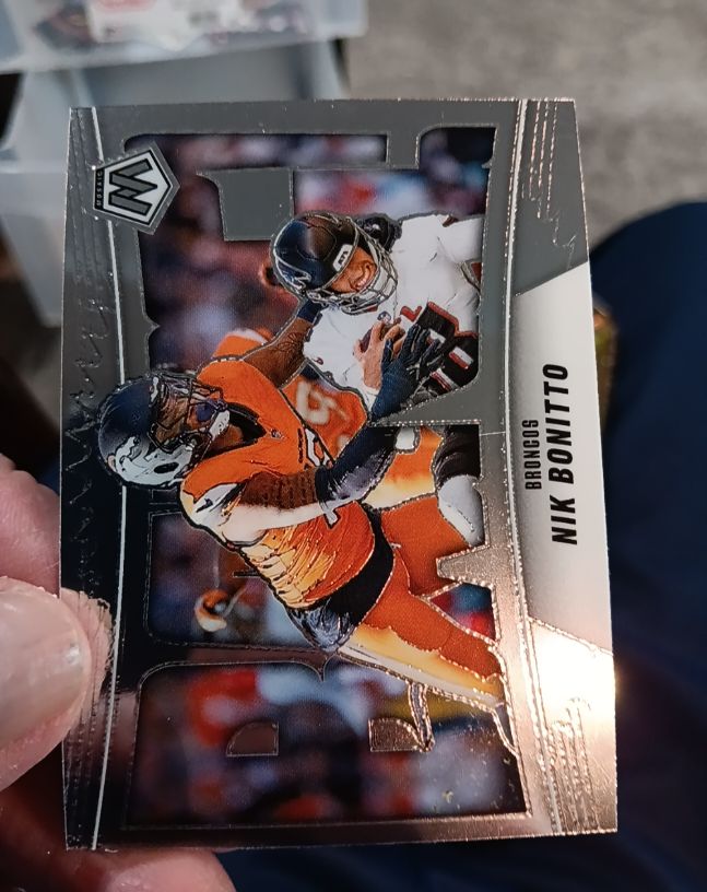2025 Panini Mosaic Bang! #5 Nik Bonitto — front