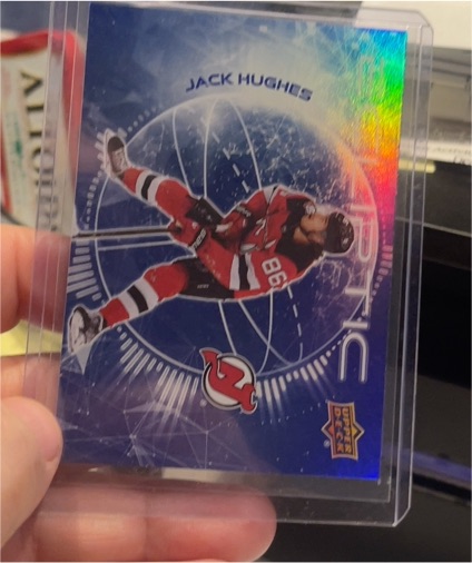 2023-24 Upper Deck Ecliptic #EC-1 Jack Hughes — front