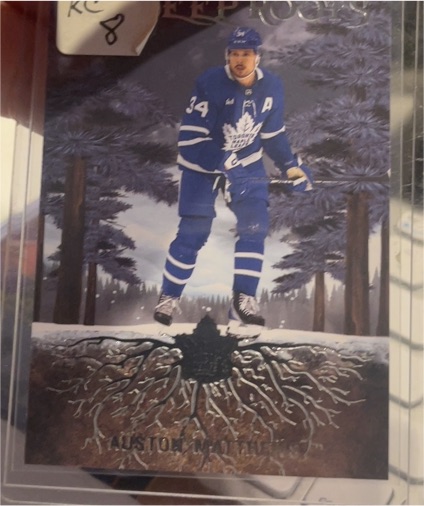2023-24 Upper Deck Deep Roots #DR-1 Auston Matthews — front
