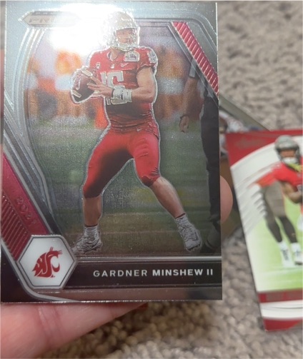 2021 Panini Prizm Draft Picks Collegiate #10 Gardner Minshew II — front