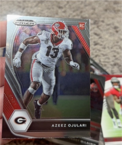 2021 Panini Prizm Draft Picks #110 Azeez Ojulari RC — front