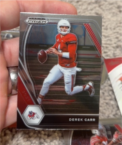 2021 Panini Prizm Draft Picks #14 Derek Carr — front