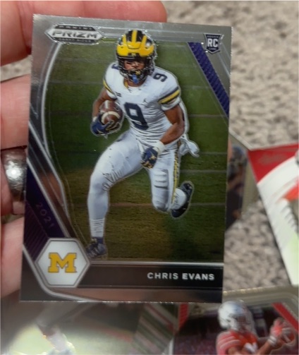 2021 Panini Prizm Draft Picks #115 Chris Evans — front