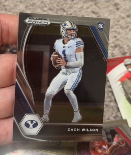 2021 Panini Prizm Draft Picks #105 Zach Wilson — front