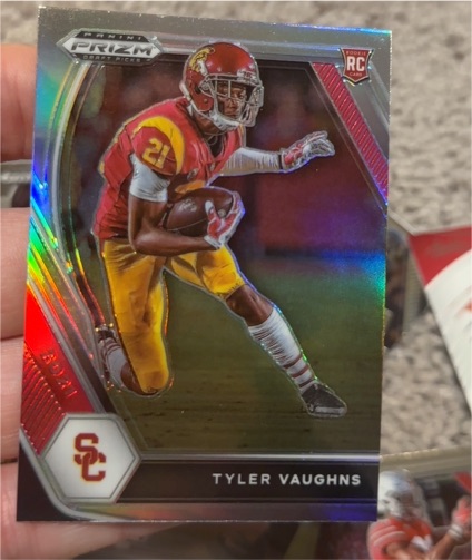 2021 Panini Prizm Draft Picks #160 Tyler Vaughns — front