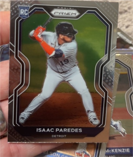 2021 Panini Prizm #43 Isaac Paredes — front
