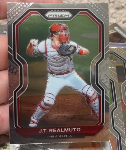 2021 Panini Prizm #214 J.T. Realmuto — front