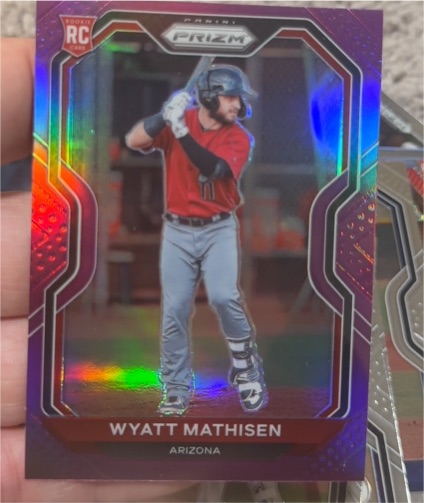 2021 Panini Prizm #84 Wyatt Mathisen — front