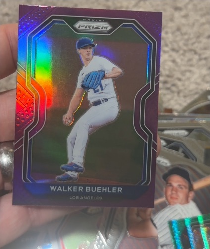 2021 Panini Prizm Tier II Purple Prizm #152 Walker Buehler — front