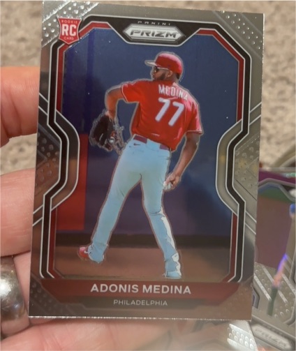 2021 Panini Prizm #56 Adonis Medina — front