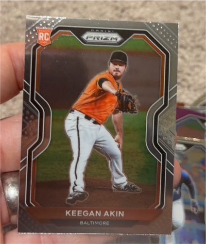 2021 Panini Prizm #14 Keegan Akin — front