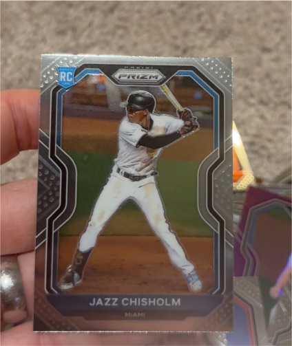 2021 Panini Prizm #136 Jazz Chisholm — front